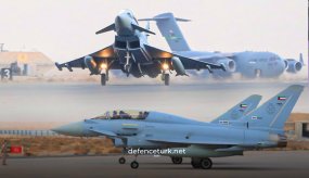 Kuveyt yeni Eurofighter Typhoon savaş uçaklarını teslim aldı