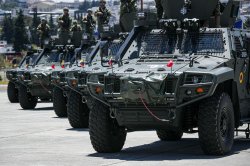 Otokar COBRA II zırhlıları Ekvator ordusunun envanterinde